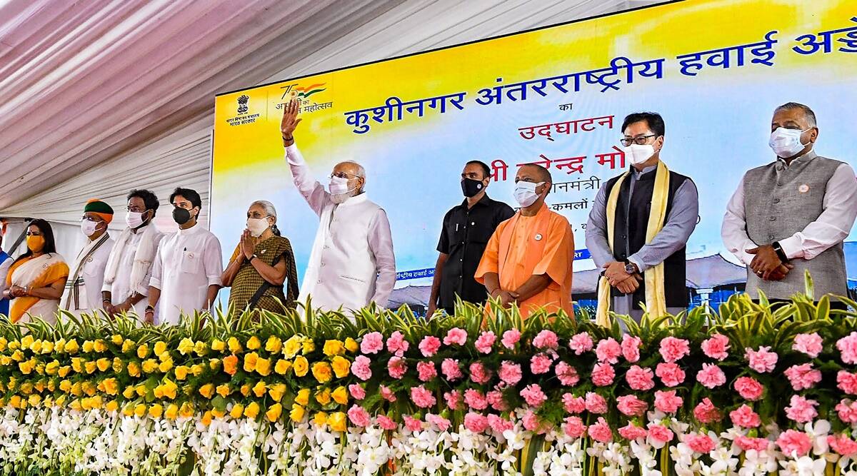 PM Modi inaugurates Kushinagar International Airport in UP