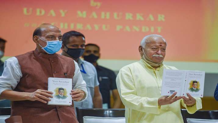 Defence Minister launched the book on Veer Savarkar
