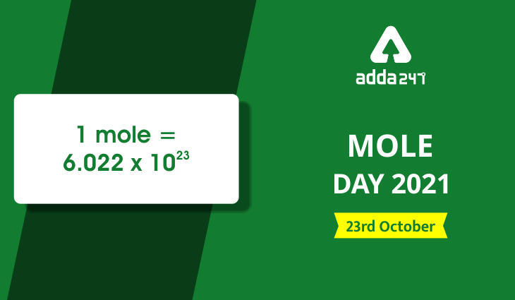 Mole Day observed on 23rd October