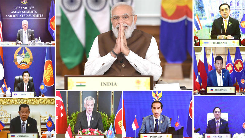 PM Modi participates 18th ASEAN-India summit virtually
