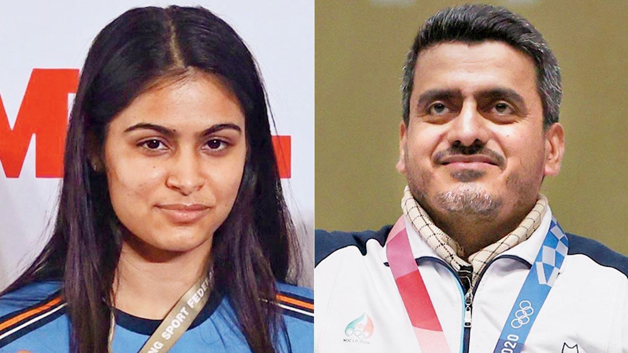 Manu Bhaker and Javad Foroughi wins gold in inaugural President's Cup