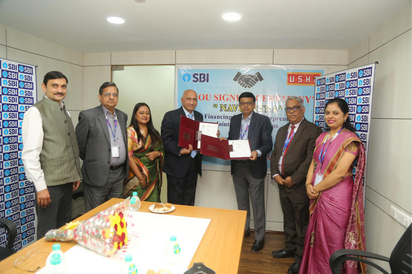 SBI signs MoU with Usha International for Empowering Women