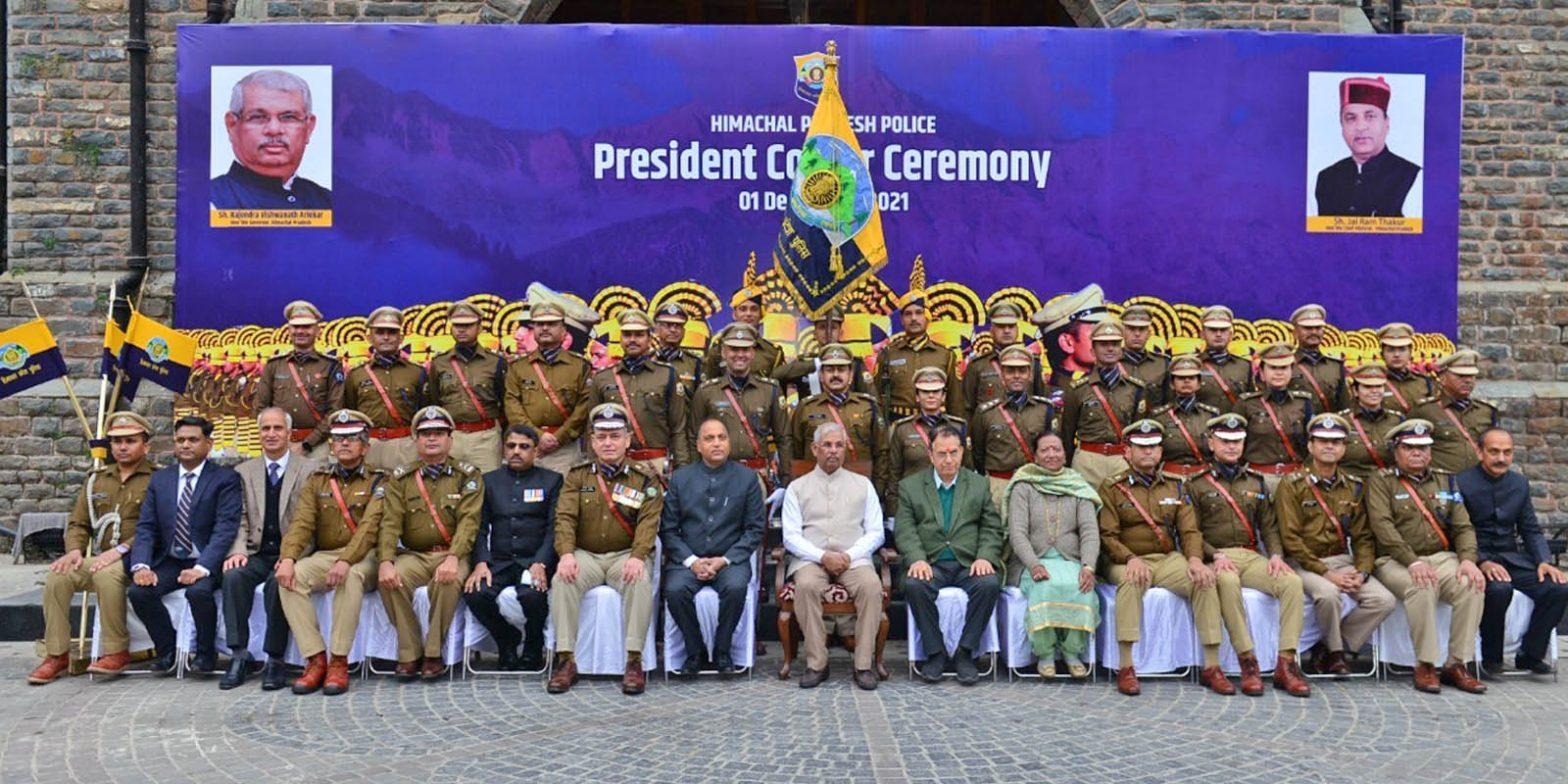 Himachal Pradesh Police honoured with ‘President’s Colour’ award