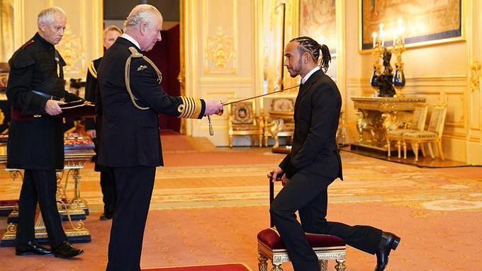 7-time champion Lewis Hamilton receives knighthood at Windsor Castle