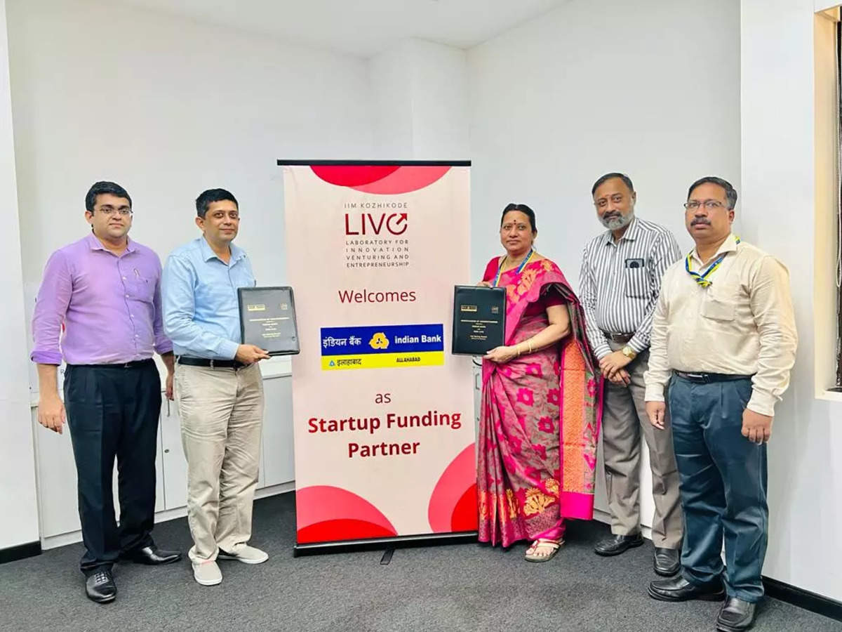 IIMK LIVE and Indian Bank ink MoU to disburse loans upto Rs 50 Crore for Startups