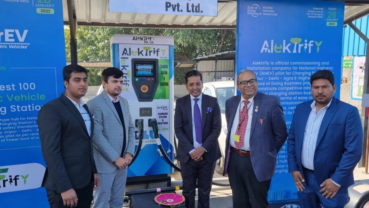 India’s largest EV charging station opened at Gurgaon