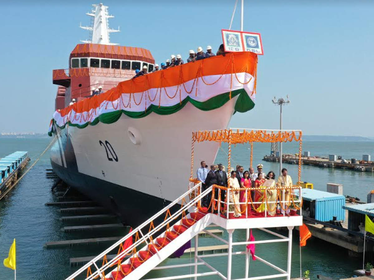 India’s Goa Shipyard Ltd delivered the 5th vessel ICGS ‘Saksham’