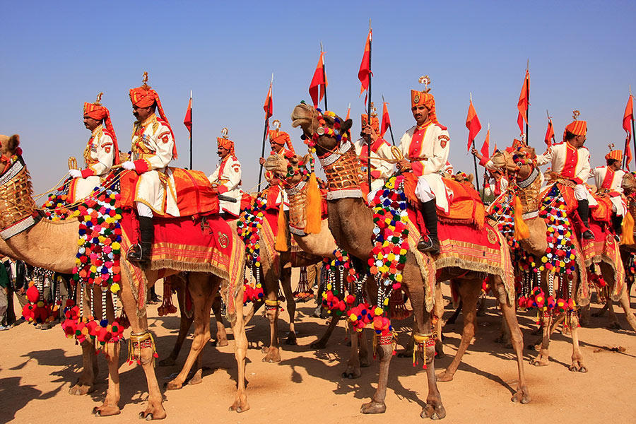 Maru Mahotsav or Jaisalmer Desert Festival celebrated in Rajasthan