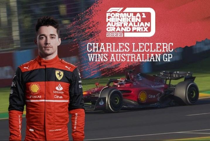 F1 Australian Grand Prix 2022 won by Charles Leclerc