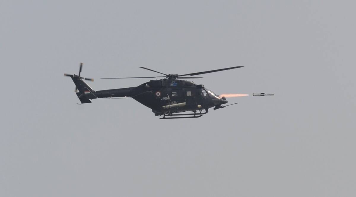 DRDO conducts successful flight-test of anti-tank guided missile ‘Helina’