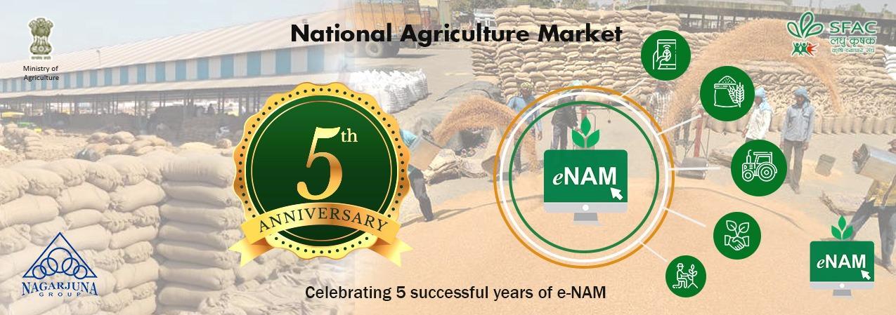 (e-NAM) National Agriculture Market Completed 6 years
