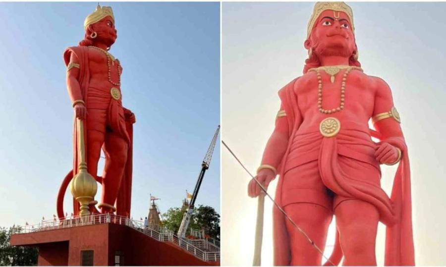 PM Narendra Modi Inaugurates 108 ft tall statue of Lord Hanuman ji in Gujarat