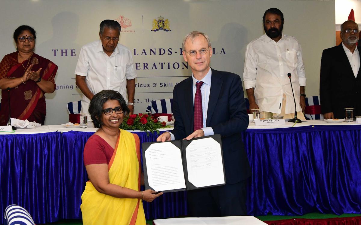Kerala signed MoU with the Netherlands for “Cosmos Malabaricus” Project