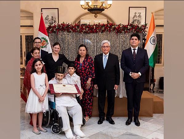 Ardeshir B K Dubash honoured with highest diplomatic award by Peru Government