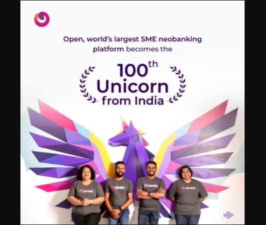 India gets its 100th unicorn startup as neobank Open