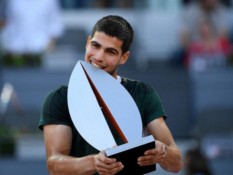 Carlos Alcaraz won the men’s singles title at the Madrid Open title 2022