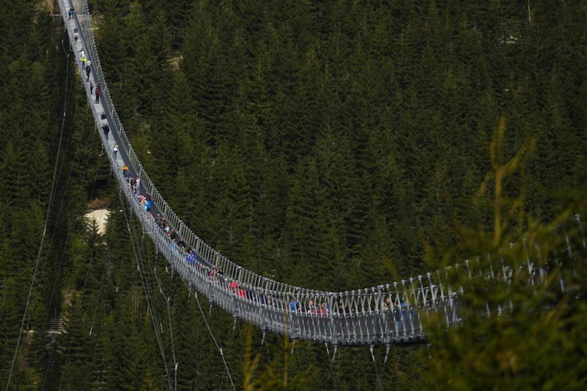 Sky Bridge 721: World’s longest suspension bridge, been opened in Czech Republic