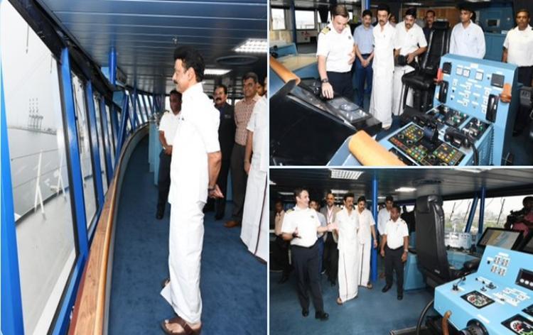 Tamil Nadu CM flags off luxury cruise liner “Empress”