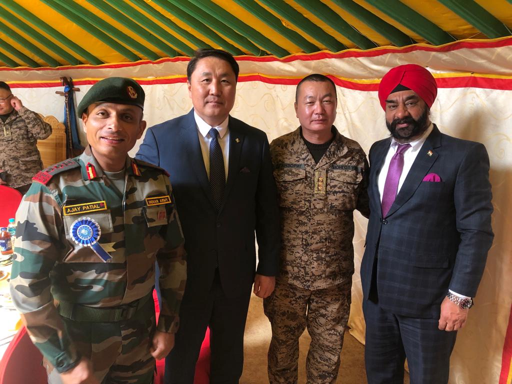 Indian Army Contingent participates in the “Khaan Quest 2022” exercise