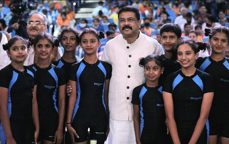 Education Minister Dharmendra Pradhan inaugurates National Yoga Olympiad 2022