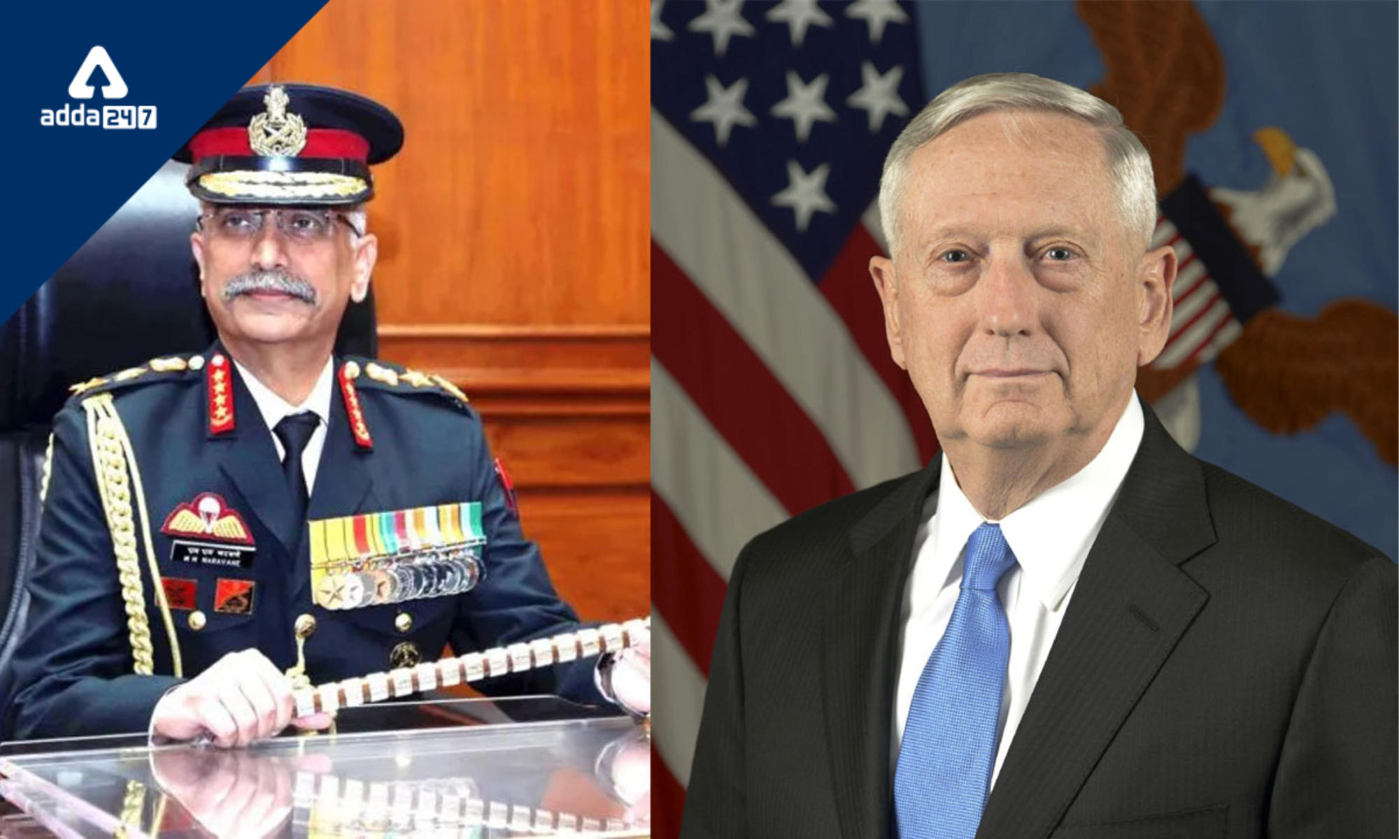 Gen. Naravane and former US Defense Secretary honoured for fostering Indo-US relations