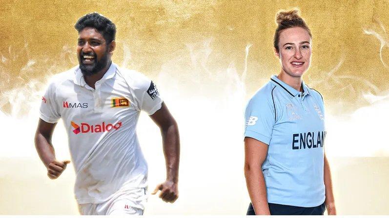 Prabath Jayasuriya and Emma Lamb bags ICC Player of the Month for July 2022