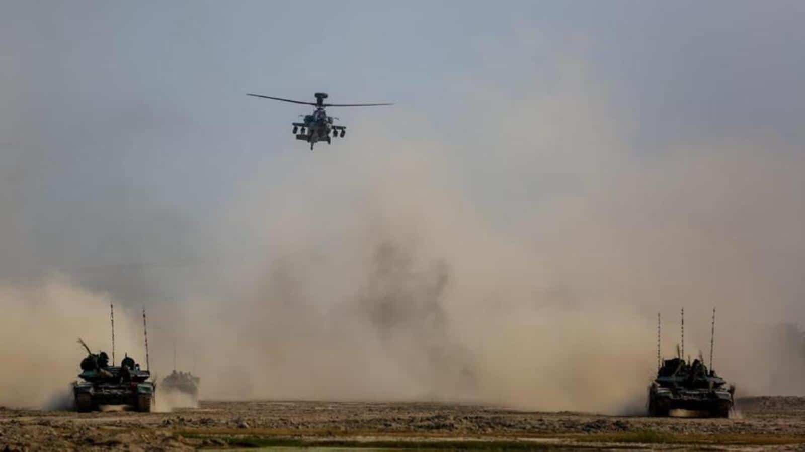Indian Army & India Air Force conduct joint exercise ‘Gagan Strike’