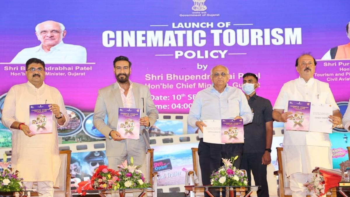 Gujarat CM Bhupendra Patel announces first-ever Cinematic Tourism Policy 2022-2027