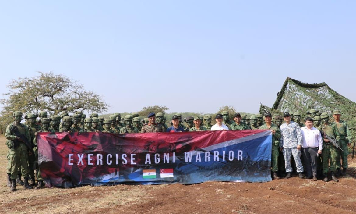 12th edition of Agni Warrior exercise between Indian and Singapore Concludes