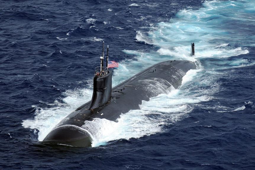 United States Nuclear Submarine Visited Its Indian Ocean Military Base In Diego Garcia_40.1