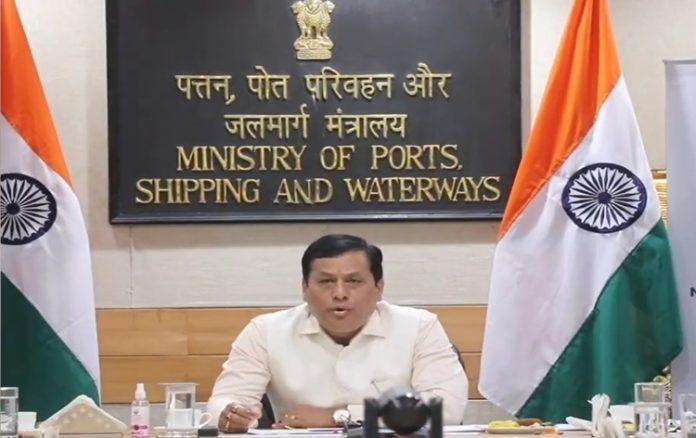 Union Minister Sonowal launches 'SAGAR-SETU' mobile app of National Logistics Portal Marine_40.1