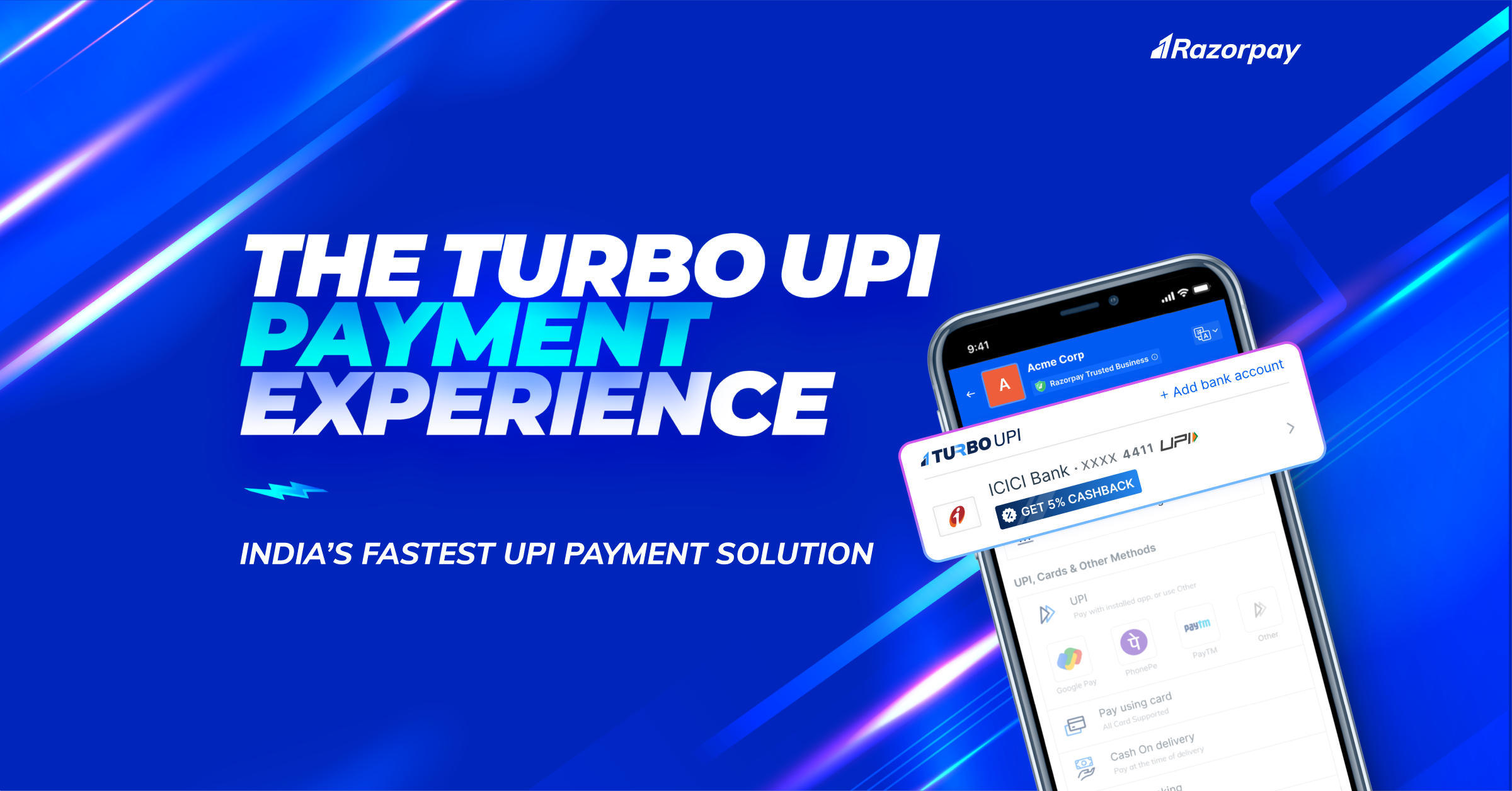 Razorpay Launches 'Turbo UPI' for Seamless One-Step Payments to Online Merchants_40.1