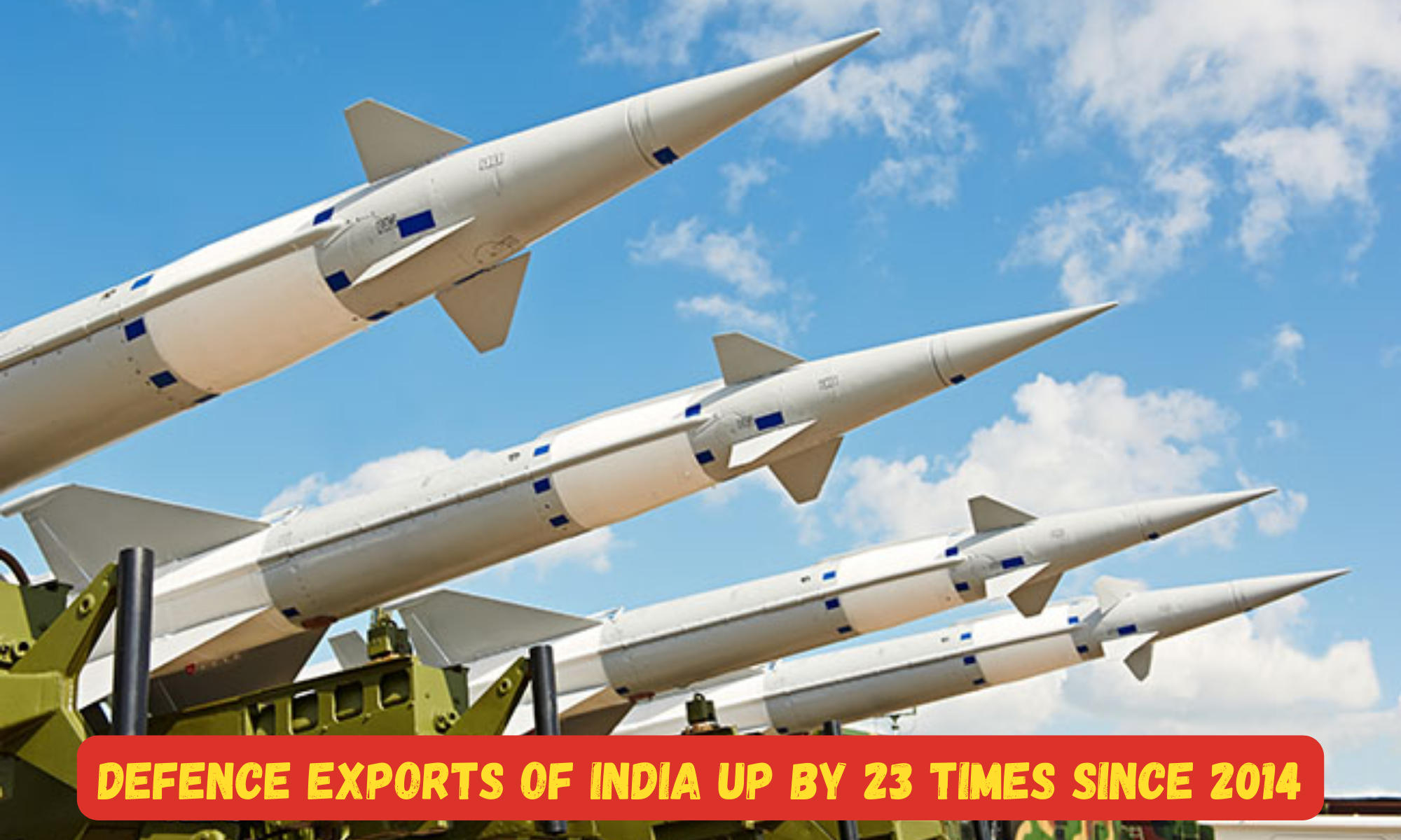 Defence exports of India up by 23 times since 2014_40.1