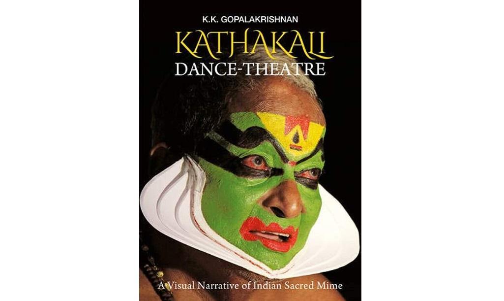 A book titled "Kathakali Dance Theatre: A Visual Narrative of Sacred Indian Mime" by KK Gopalakrishnan_50.1