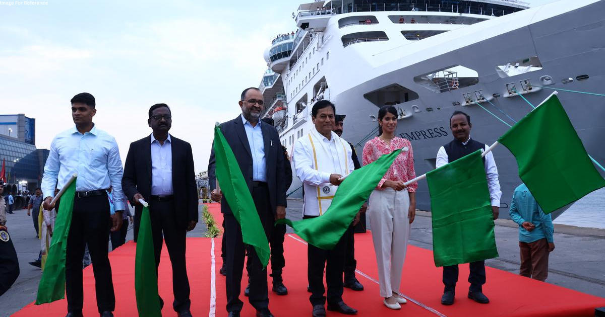India's 1st International Cruise Vessel MV Empress Flagged Off_50.1