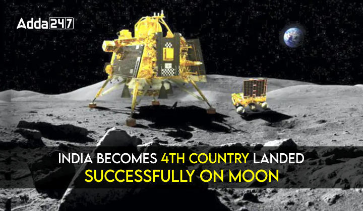 India Becomes 4th Country landed Successfully on Moon_50.1