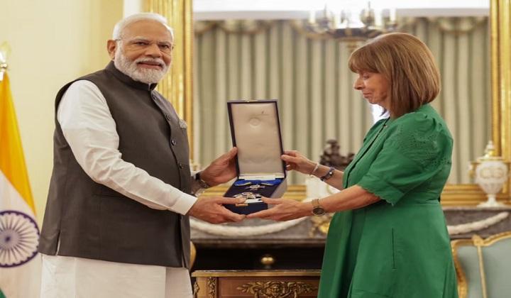 PM Modi honoured with Greece's Grand Cross of the Order of Honour_50.1