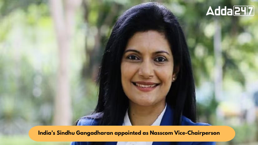 India's Sindhu Gangadharan appointed as Nasscom Vice-Chairperson_80.1