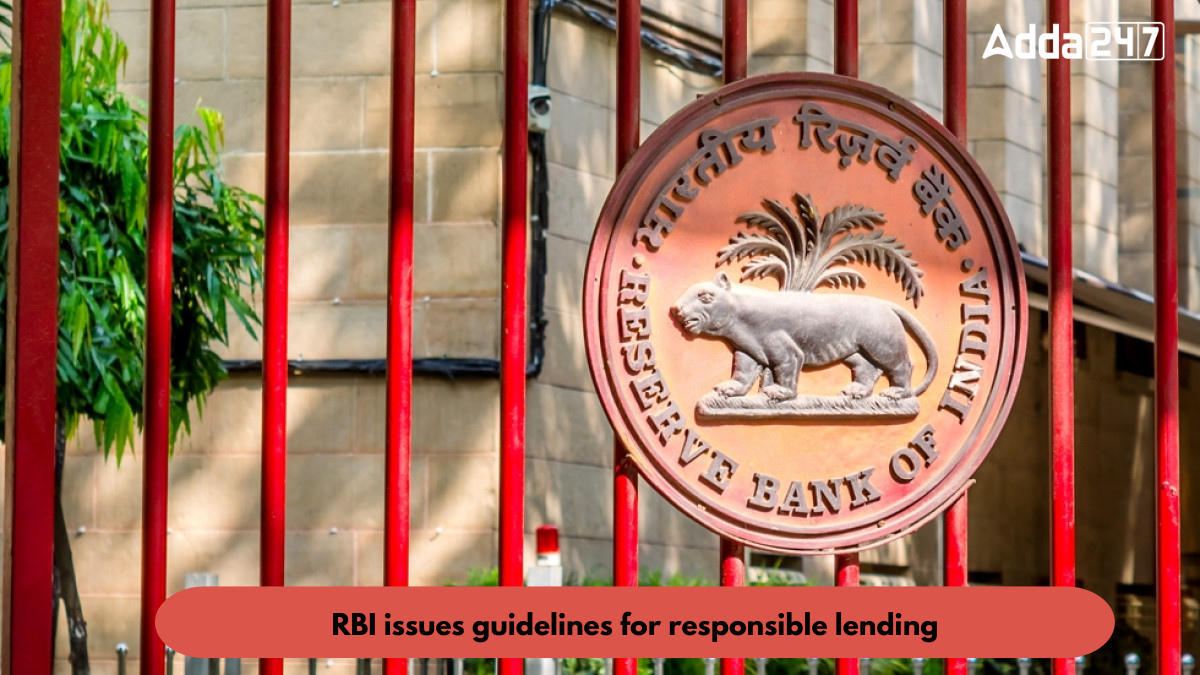 RBI issues guidelines for responsible lending_80.1