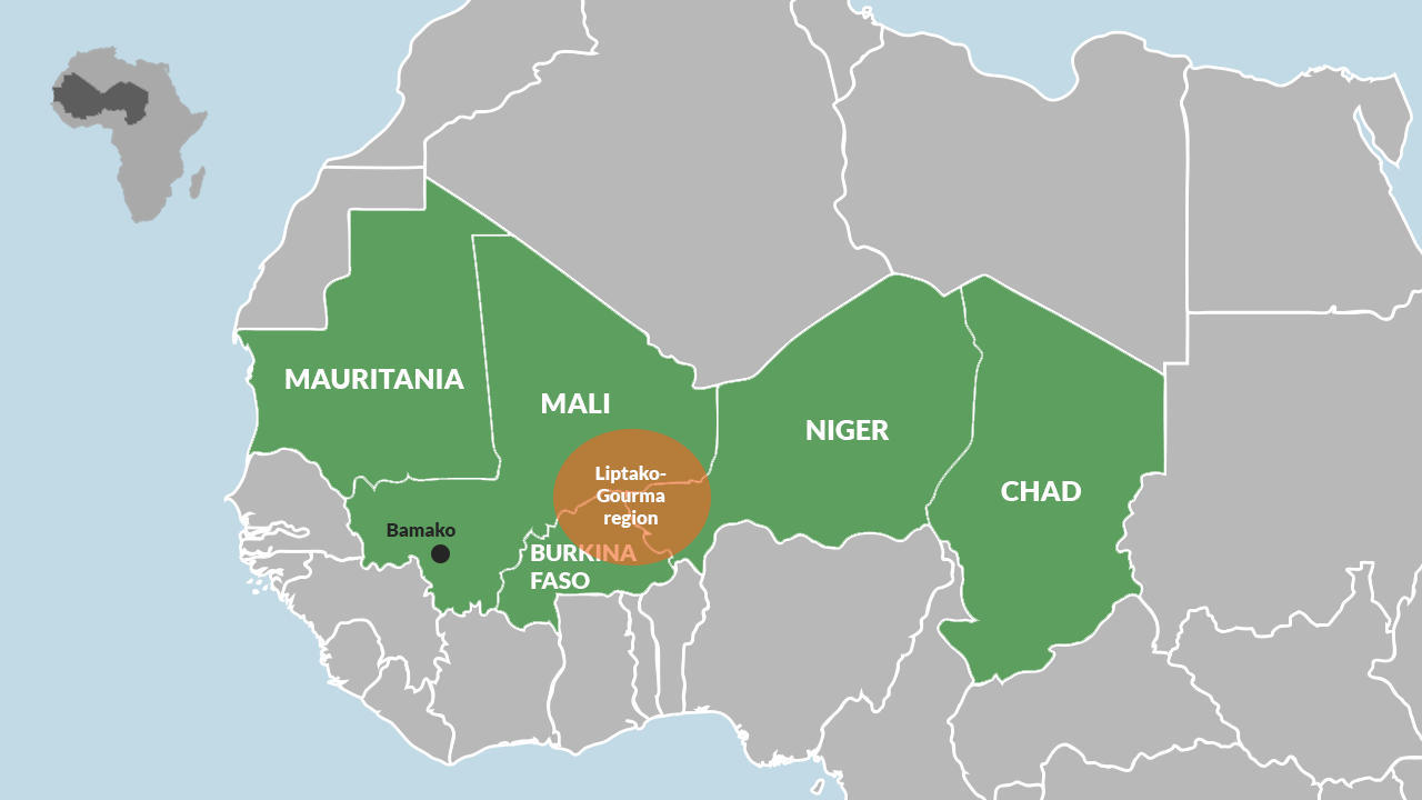 Mali, Burkina Faso and Niger have signed a mutual defence pact, known as the Alliance of Sahel States_50.1