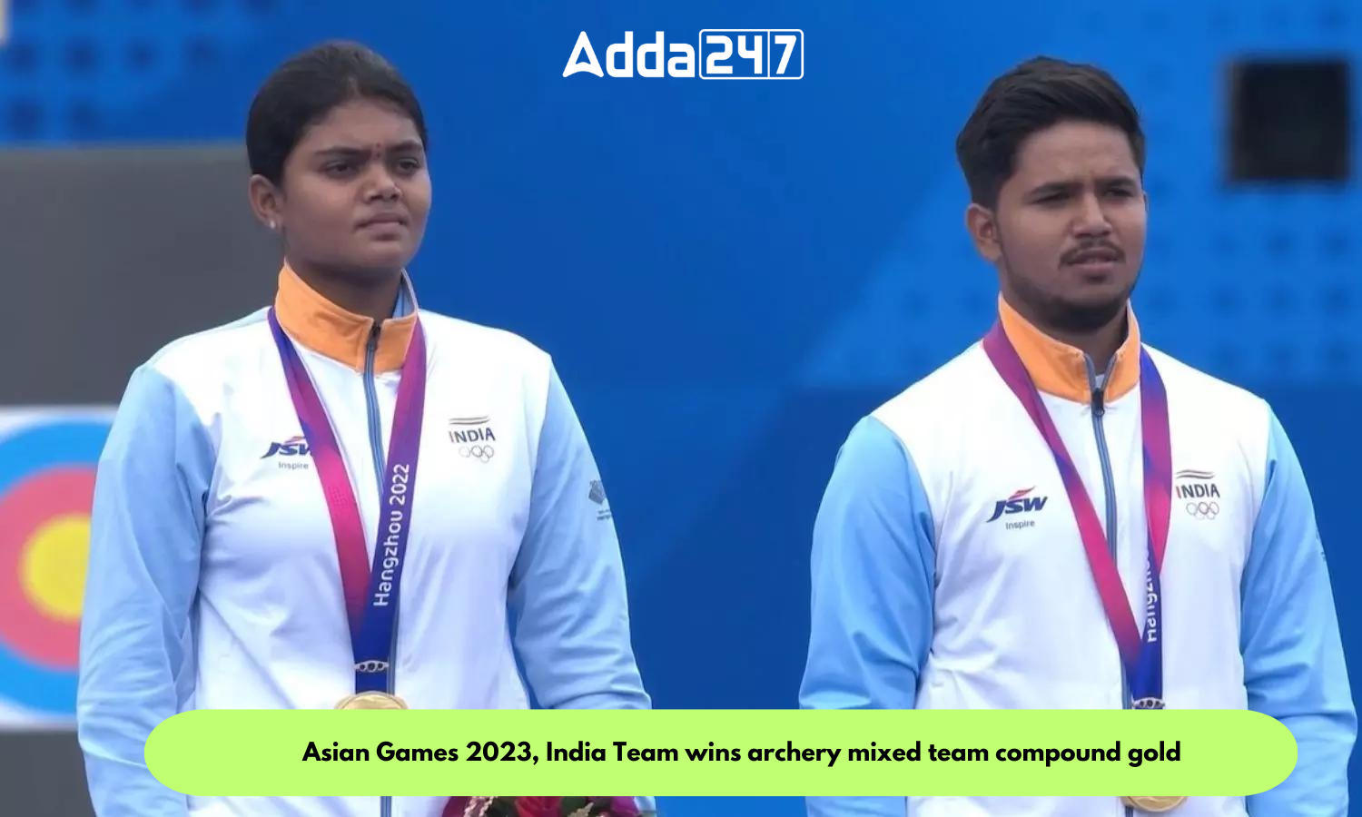 Asian Games 2023, India Team wins archery mixed team compound gold_80.1
