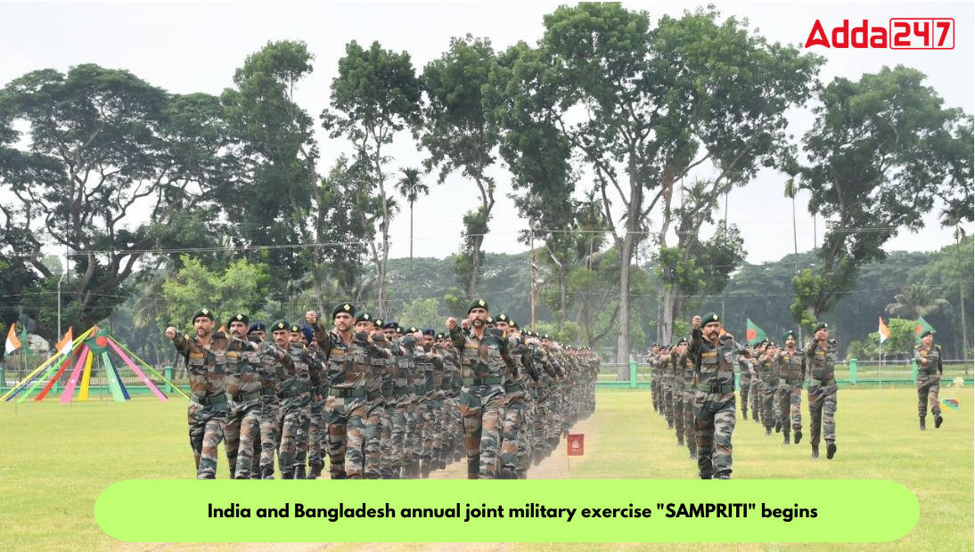 India and Bangladesh annual joint military exercise "SAMPRITI" begins_50.1