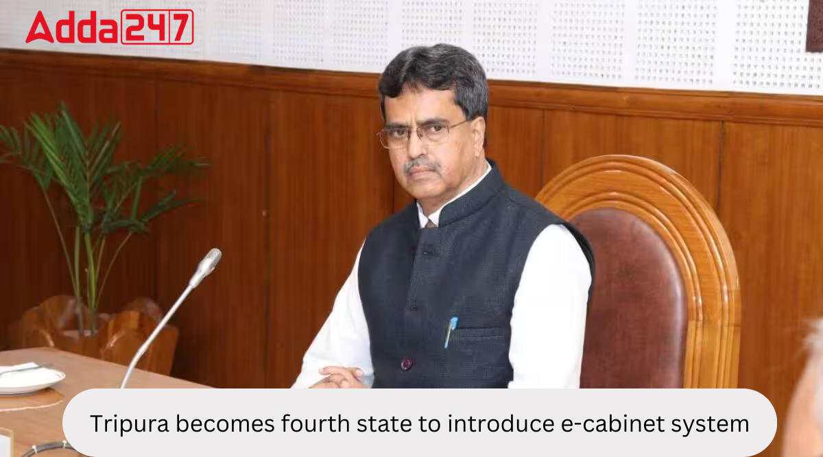 Tripura Becomes Fourth State To Implement E-Cabinet System_80.1