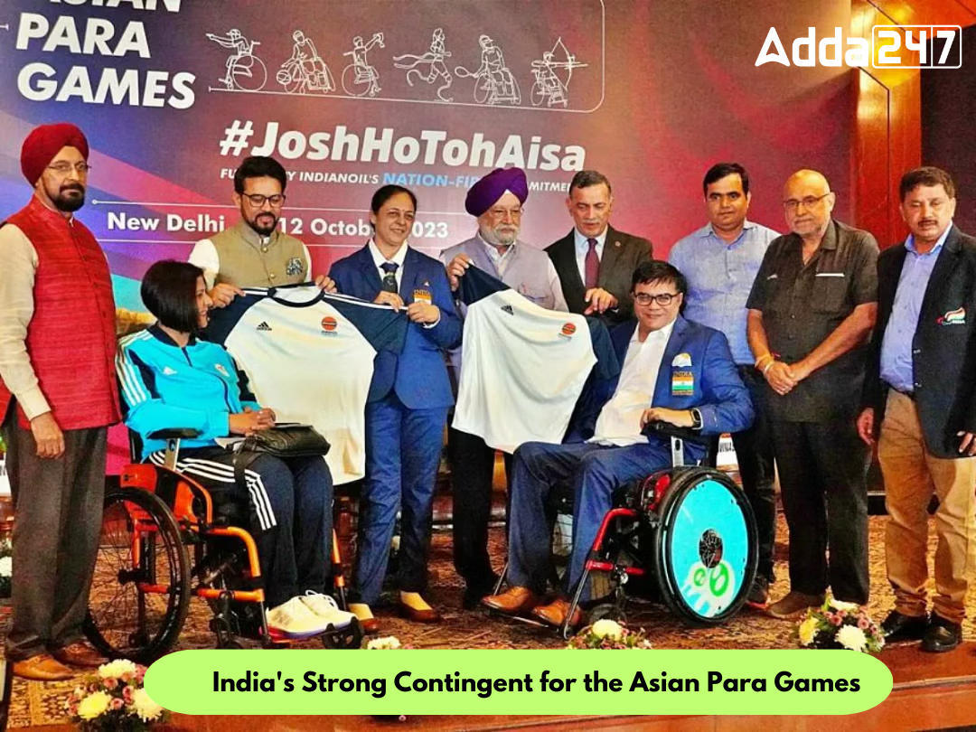 India's represent his Contingent for the Asian Para Games_80.1