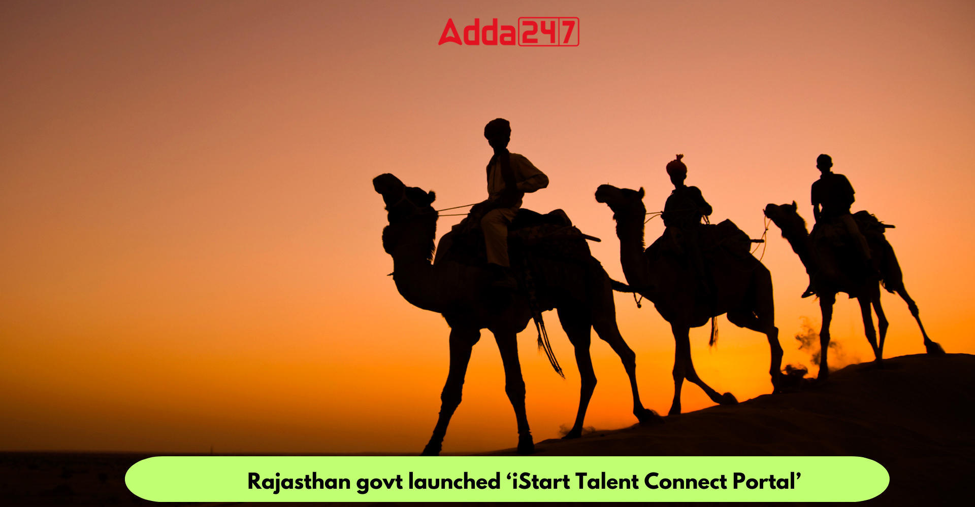 Rajasthan govt launched 'iStart Talent Connect Portal'_50.1