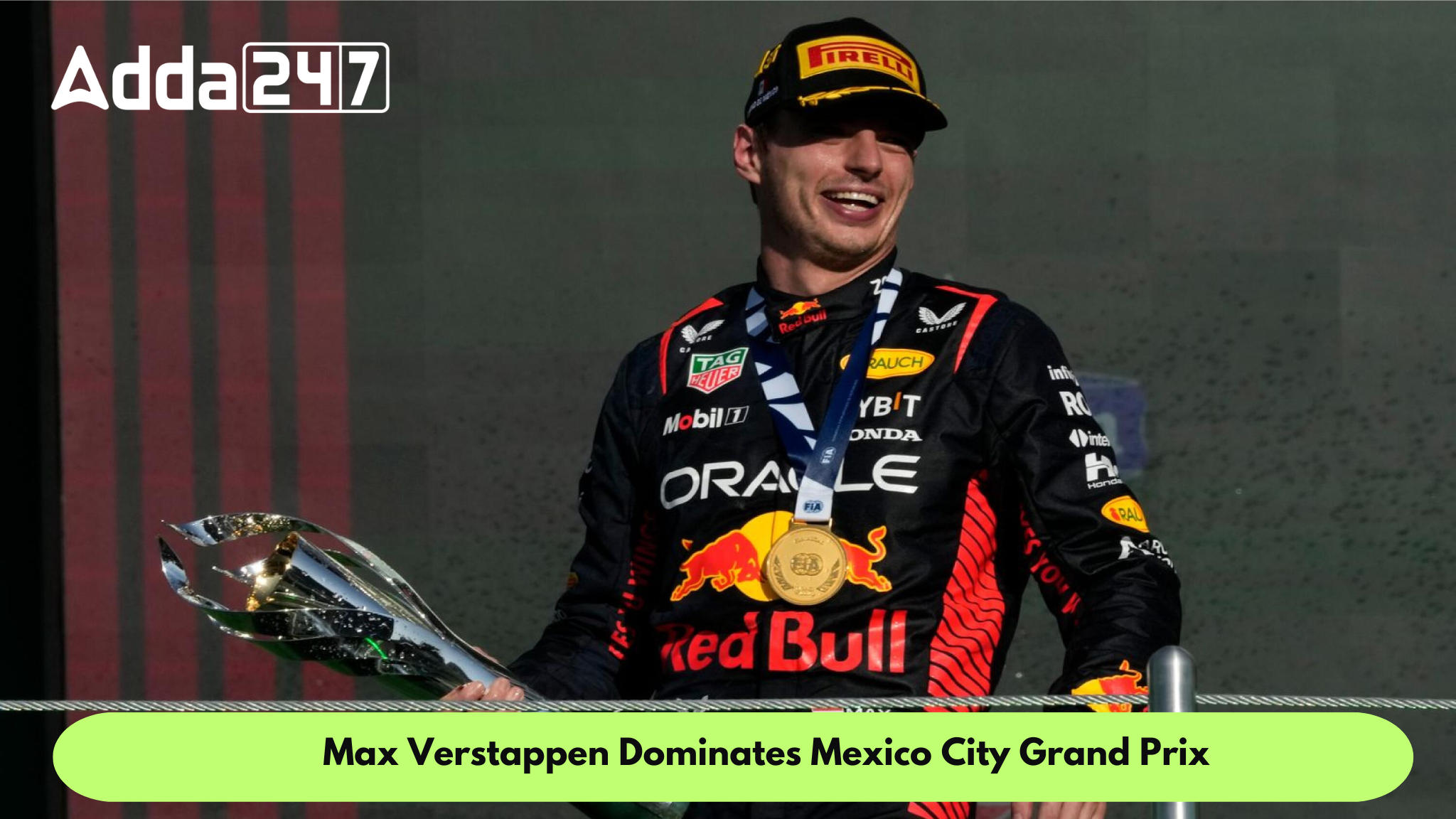 Max Verstappen Dominates Mexico City Grand Prix, Sets New Season Victory Record_80.1