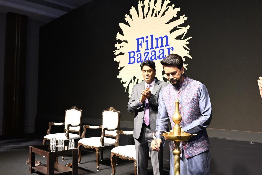 Union Minister Shri Anurag Singh Thakur Launches 17th Film Bazaar At IFFI, Goa_60.1