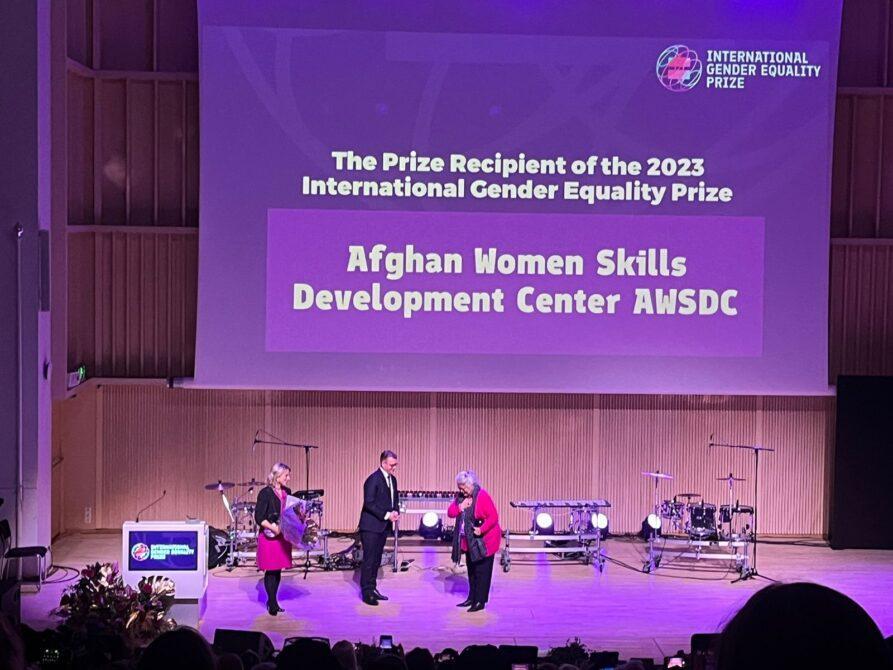 Afghan NGO Receives International Gender Equality Honor by Finland_30.1