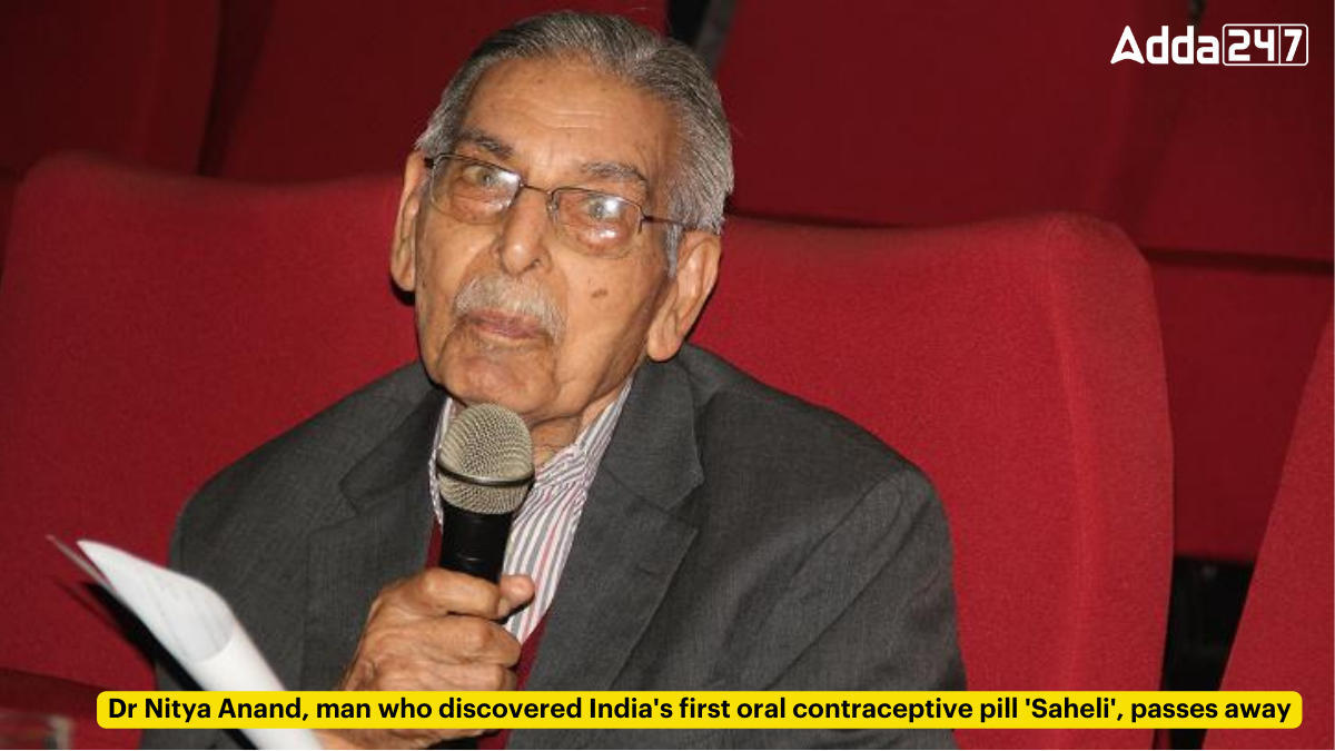 Dr Nitya Anand, man who discovered India's first oral contraceptive pill 'Saheli', passes away_30.1