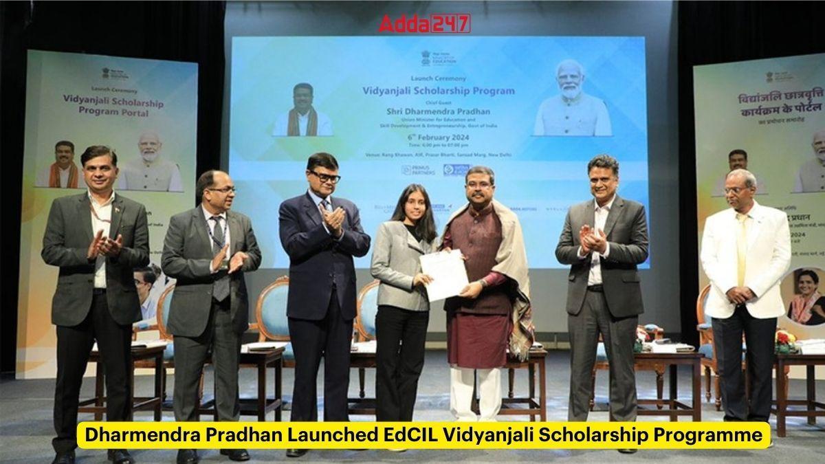 Dharmendra Pradhan Launched EdCIL Vidyanjali Scholarship Programme_60.1